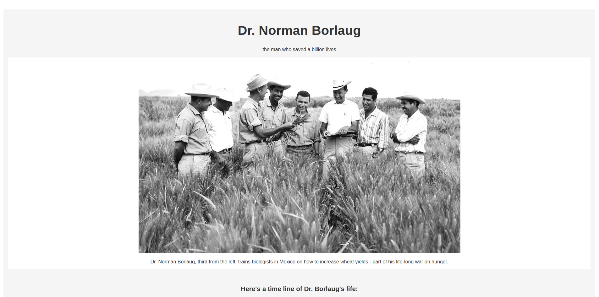 freeCodeCamp - tribute page